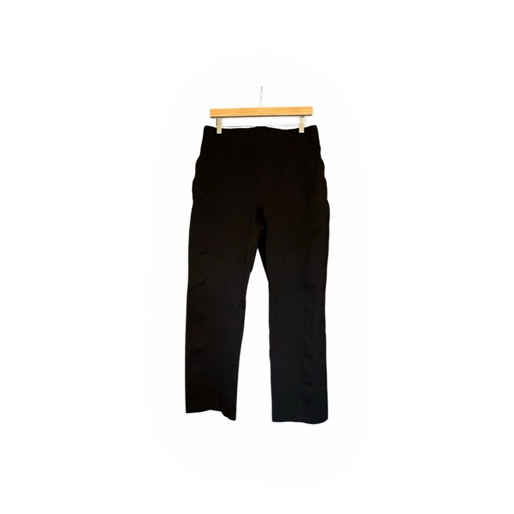 SPANX The Perfect Pant Slim Straight Ponte Womens 1X Black PullOn Stretch 20254T